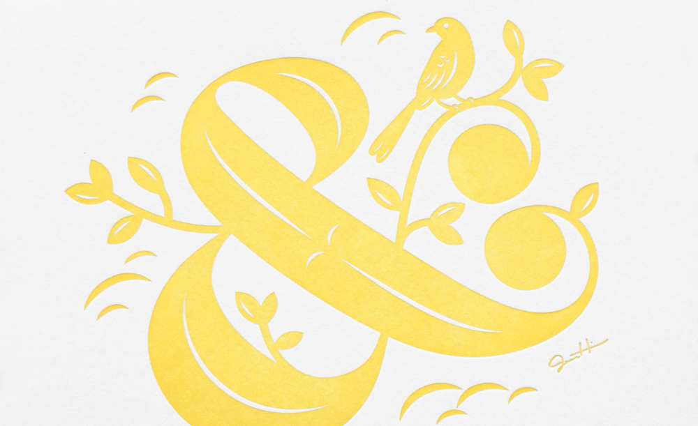 Alphabirds Ampersand | Jessica Hische