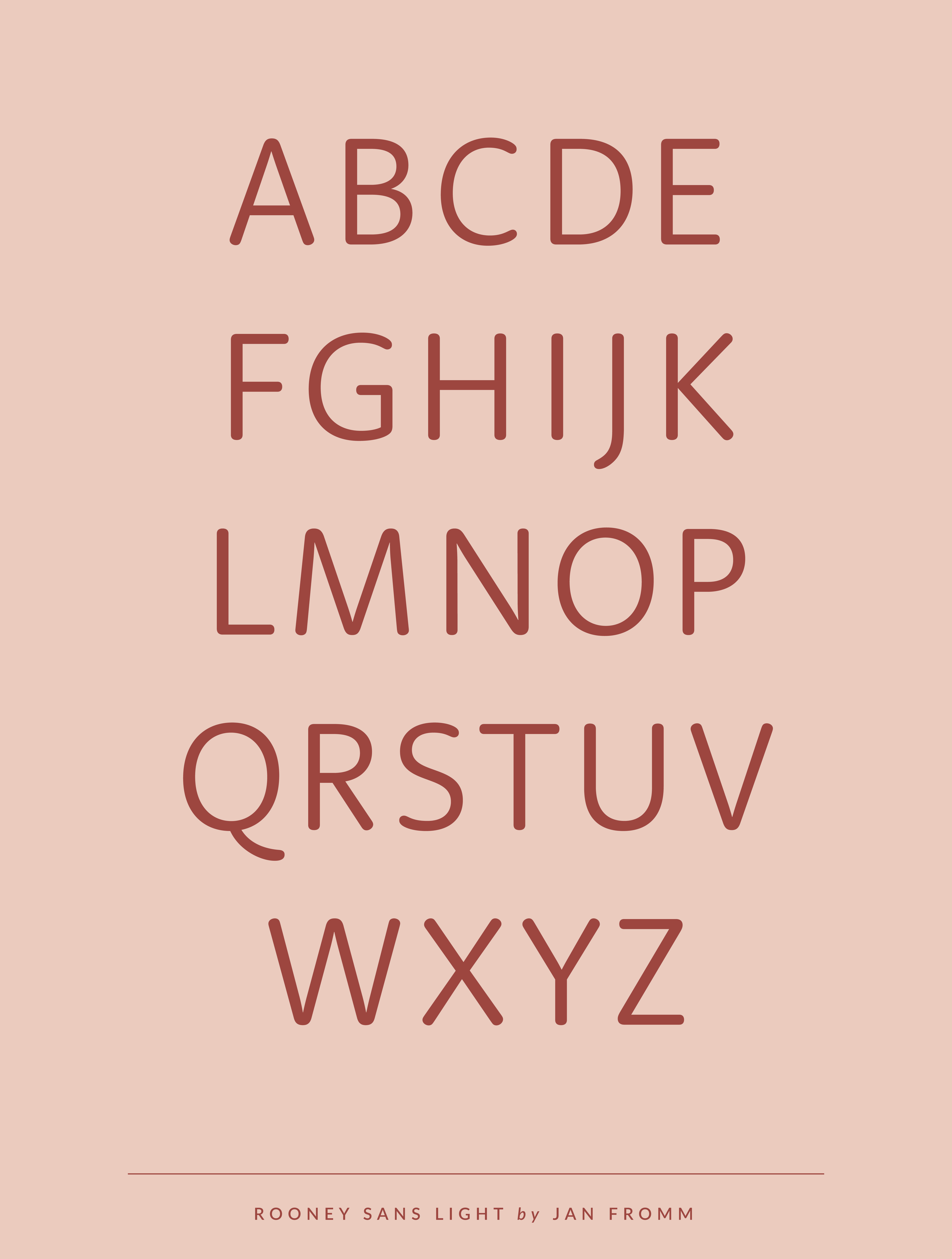 Font by Jan Fromm | Typefaces