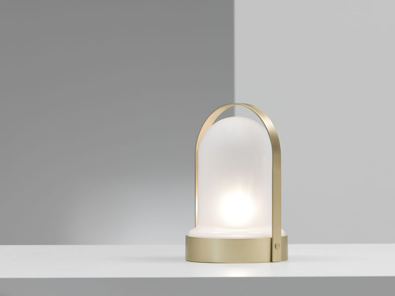 Nahoor | Goncen Lamp | Brass and Murano Glass