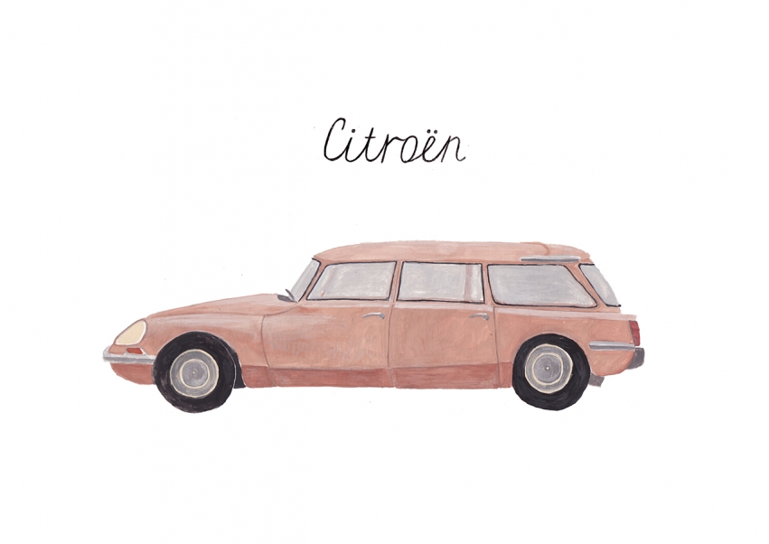 Sainte Maria | illustration | Citroen Car