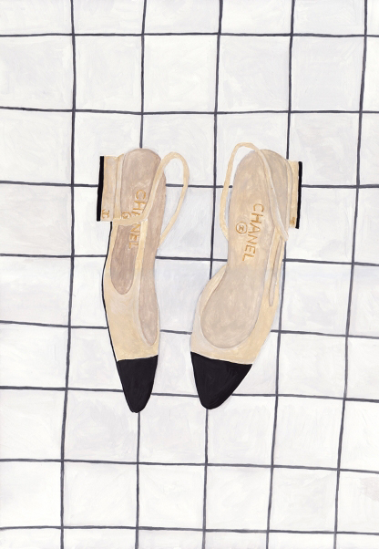 Sainte Maria | chanel shoes illustration