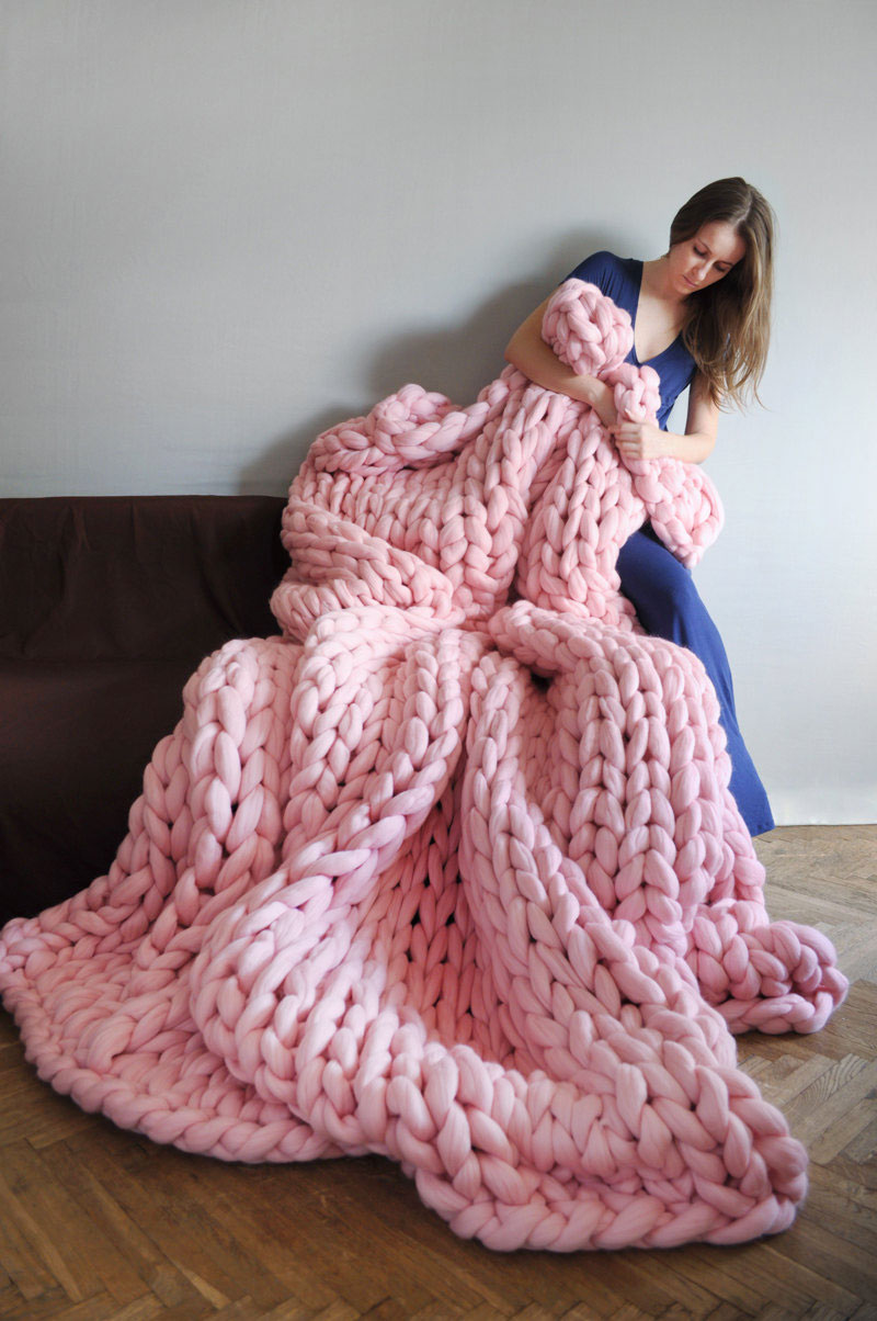 Super Chunky Blankets & Knits | Handknitted by Ohhio