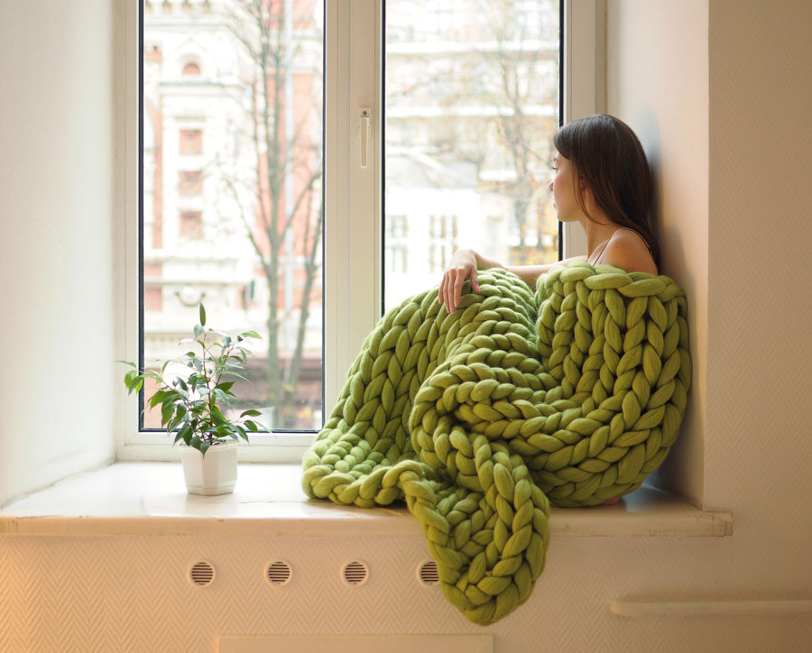 Super Chunky Blankets & Knits | Handknitted by Ohhio