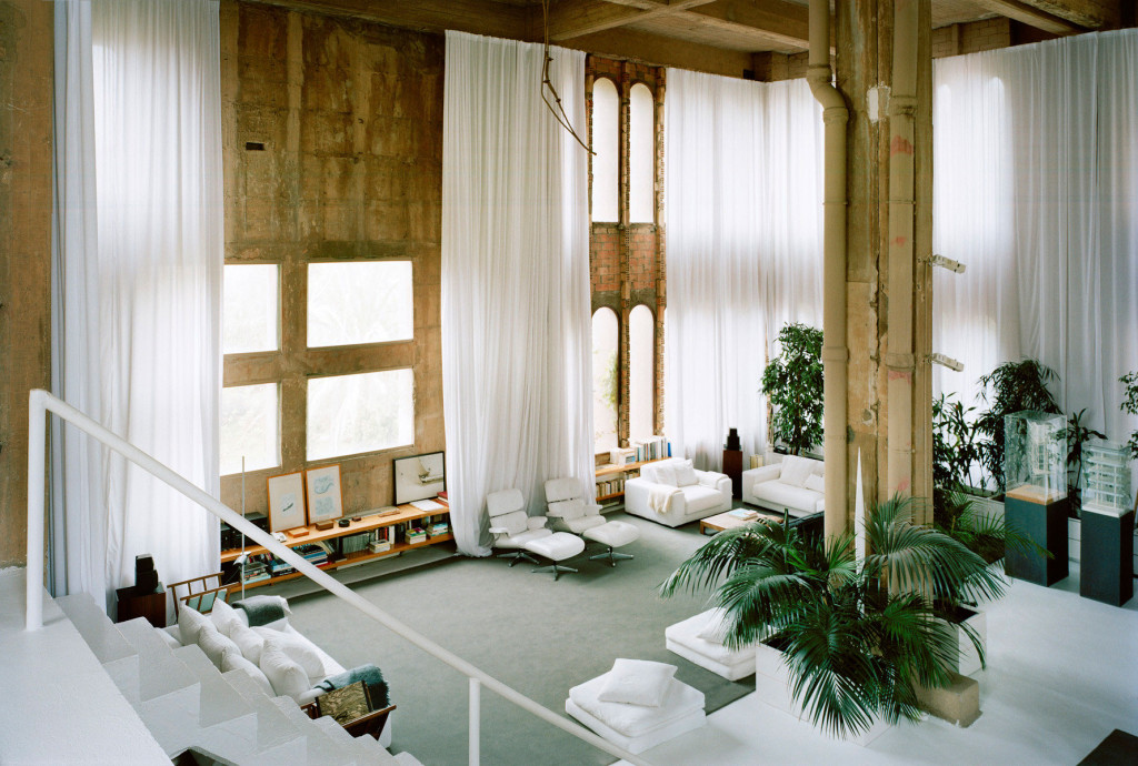 Ricardo Bofill | La Fabrica, Spain | Living Room in a former industrial complex