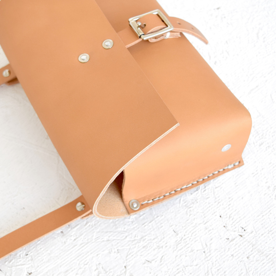 British leather goods by Alfie Douglas | saddle bag