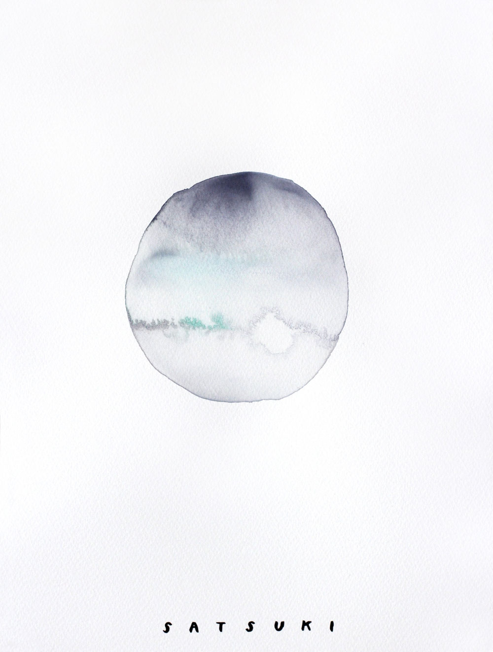 Satsuki Shibuya, artist & spiritual thinker | abstract watercolor painting