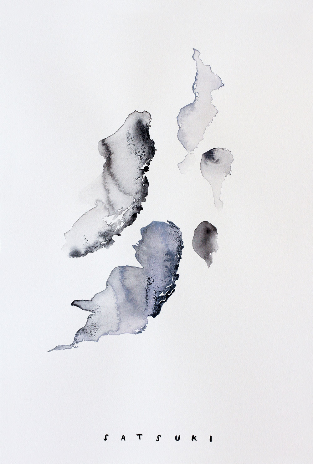 Satsuki Shibuya, artist & spiritual thinker | abstract watercolor painting