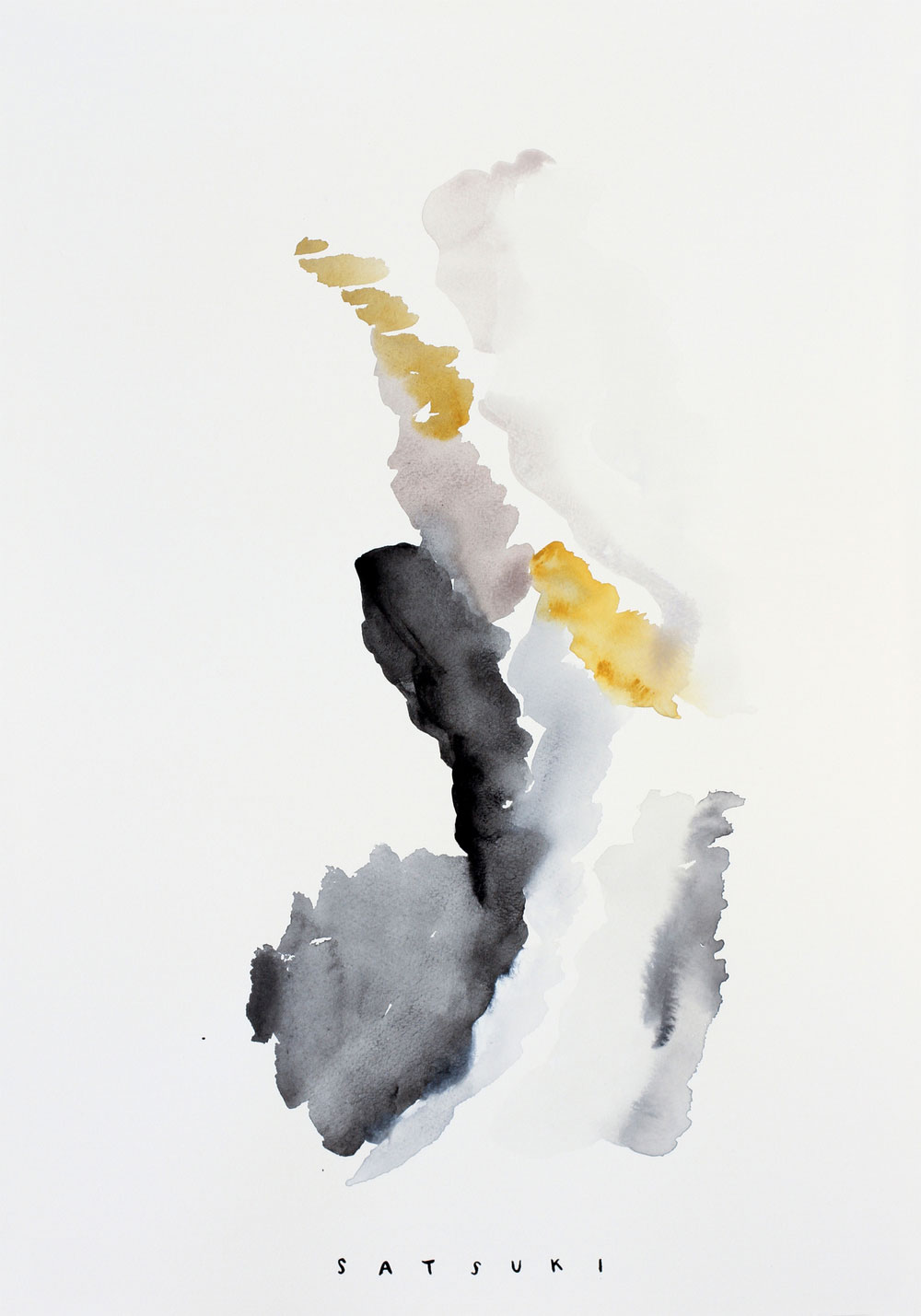 Satsuki Shibuya, artist & spiritual thinker | abstract watercolor painting