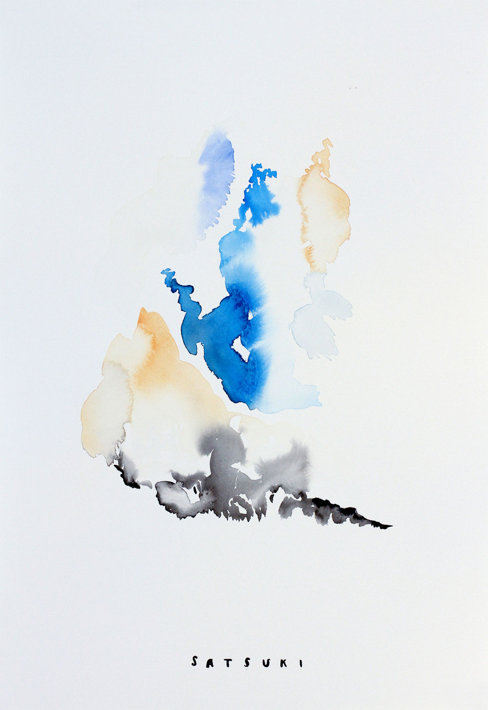 Satsuki Shibuya, artist & spiritual thinker | abstract watercolor painting