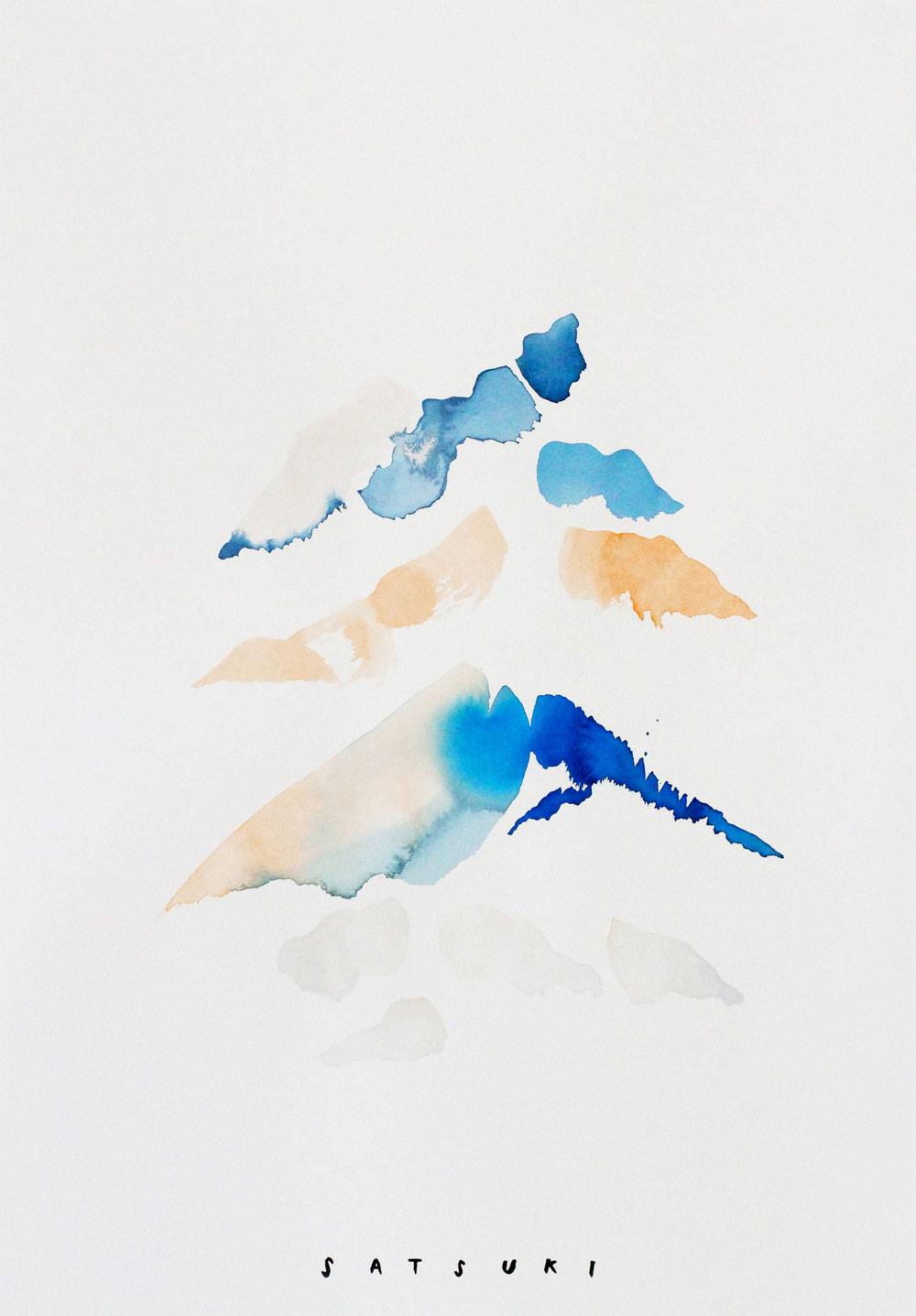 Satsuki Shibuya, artist & spiritual thinker | abstract watercolor painting