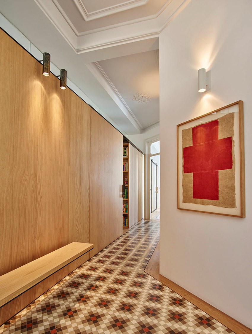 Beautiful traditional tiles in Barcelona located apartment