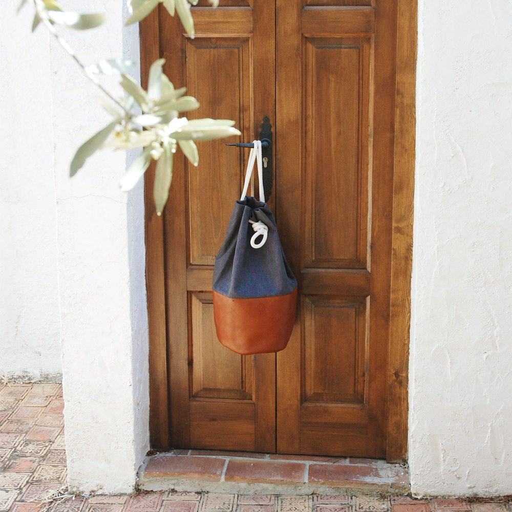 Handmade Sea Bags from Berlin – leather and organic cotton