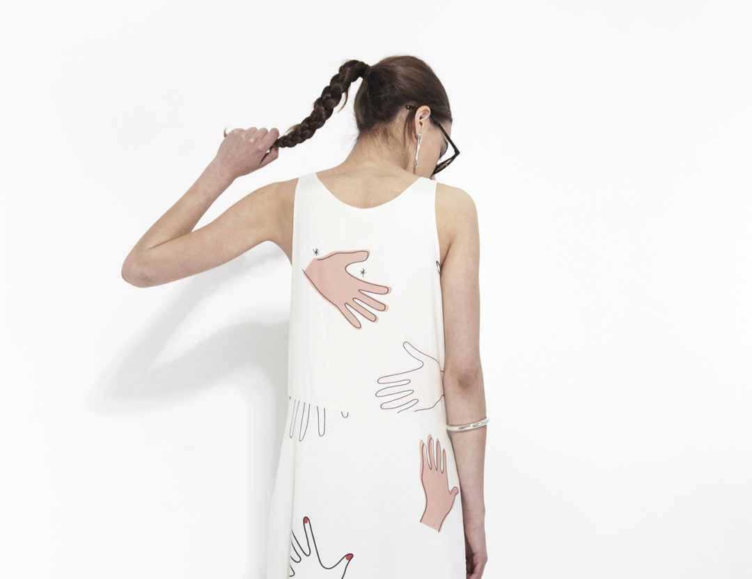 Printed summer dress by Mr. Larkin | Copenhagen based clothing label