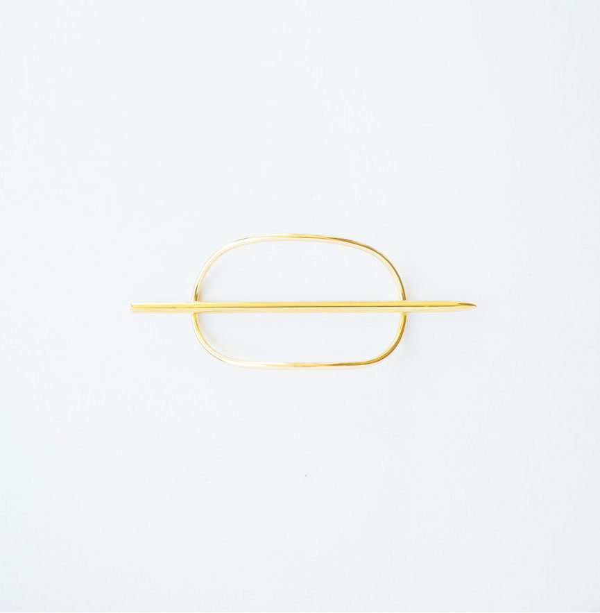 Ellen Mote Jewelry | Brass Hair Pin