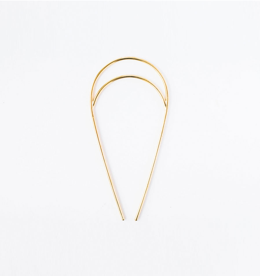 Ellen Mote Jewelry | Brass Hair Pin