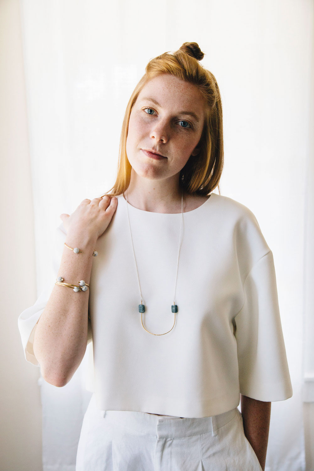 Ellen Mote Jewelry | Brass Necklace