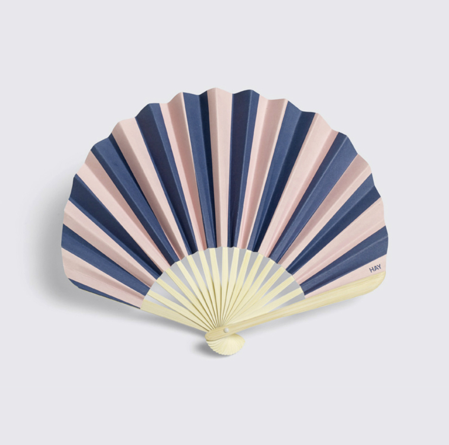 Colorful Paper Fan with Patterns by HAY