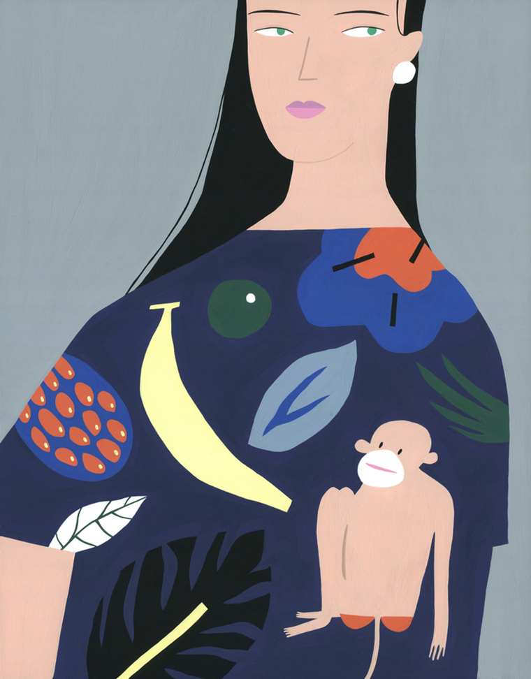 Ayumi Takahashi | Graphical Portrait Illustration