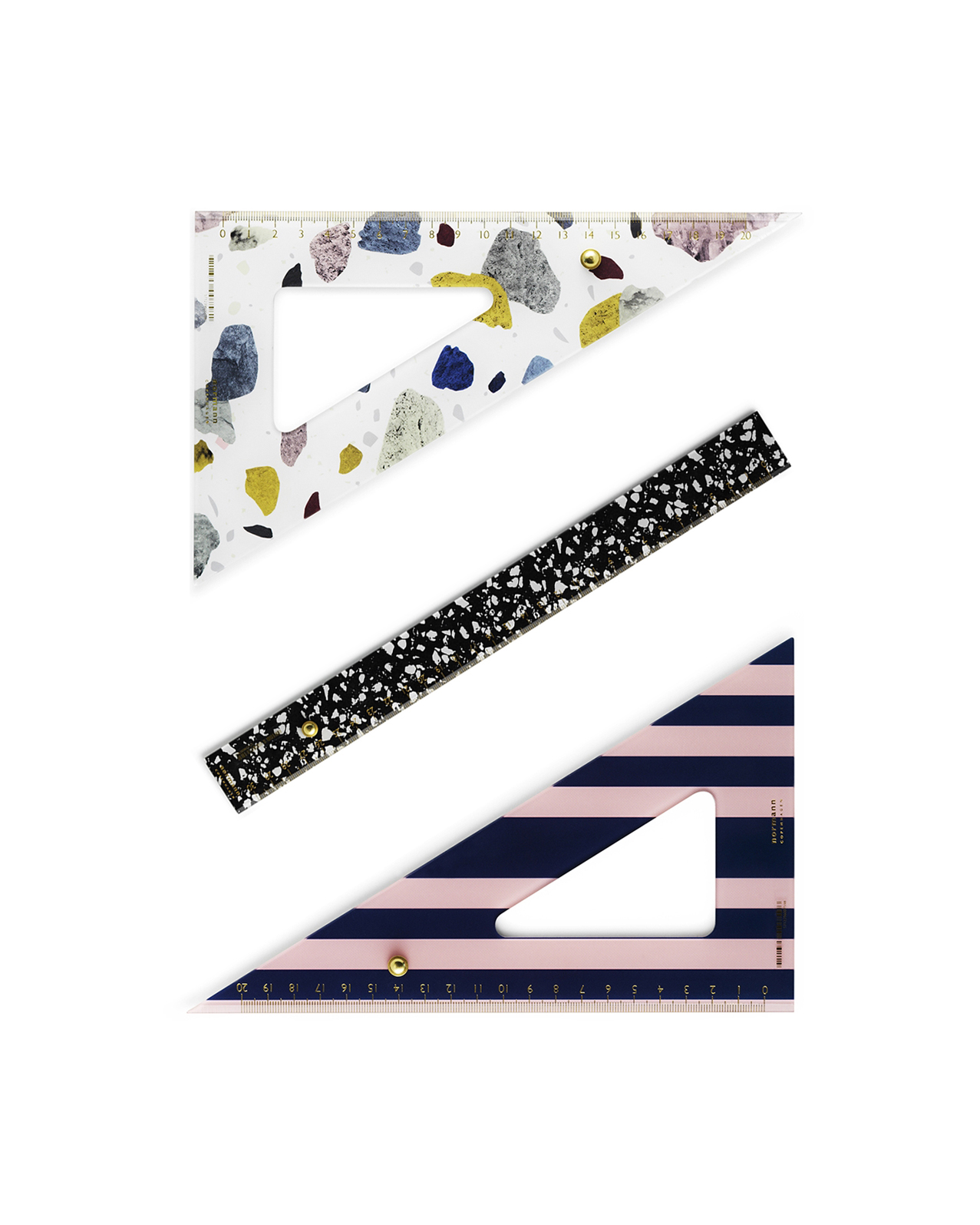 Daily Fiction Stationery by Normann Copenhagen | Colorful Rulers