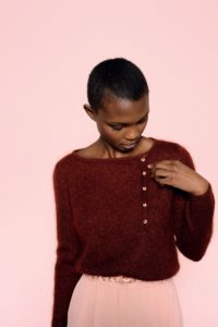Des Petits Hauts | Burgundy Mohair Sweater