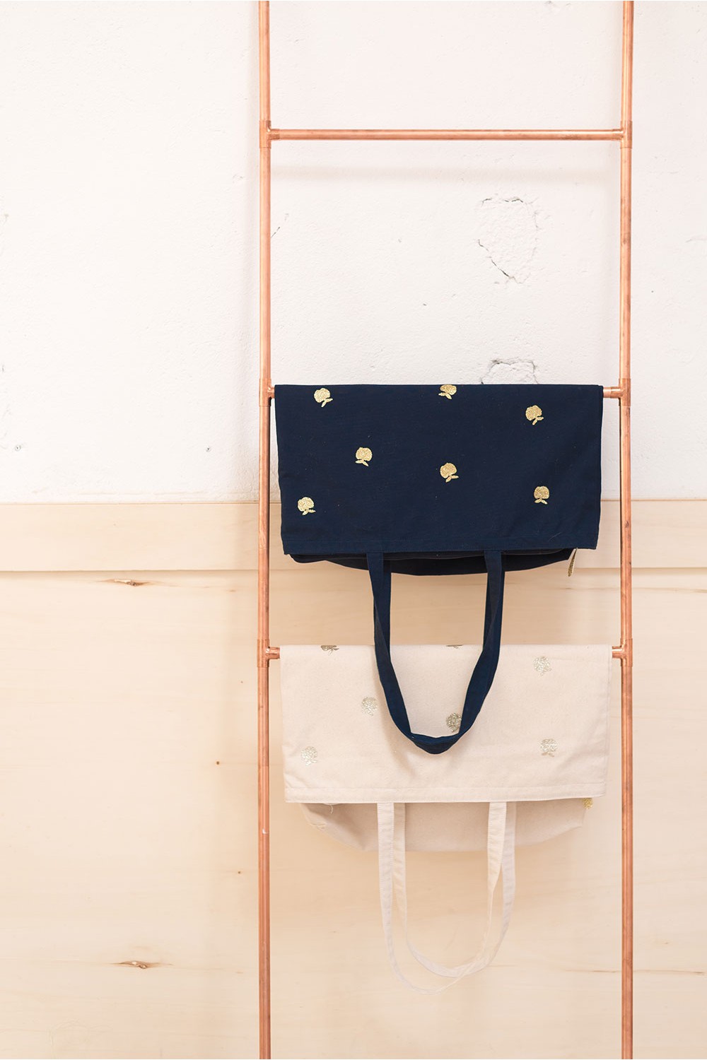 Des Petits Hauts | Tote Bag with gold applications