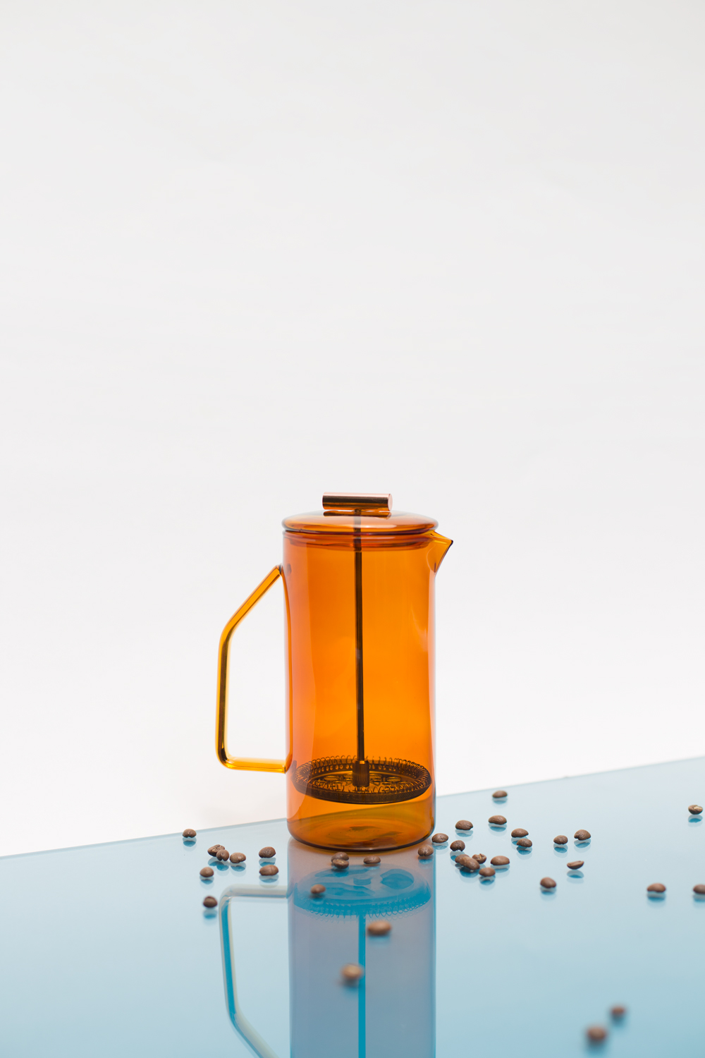 Yield | colored glas french press