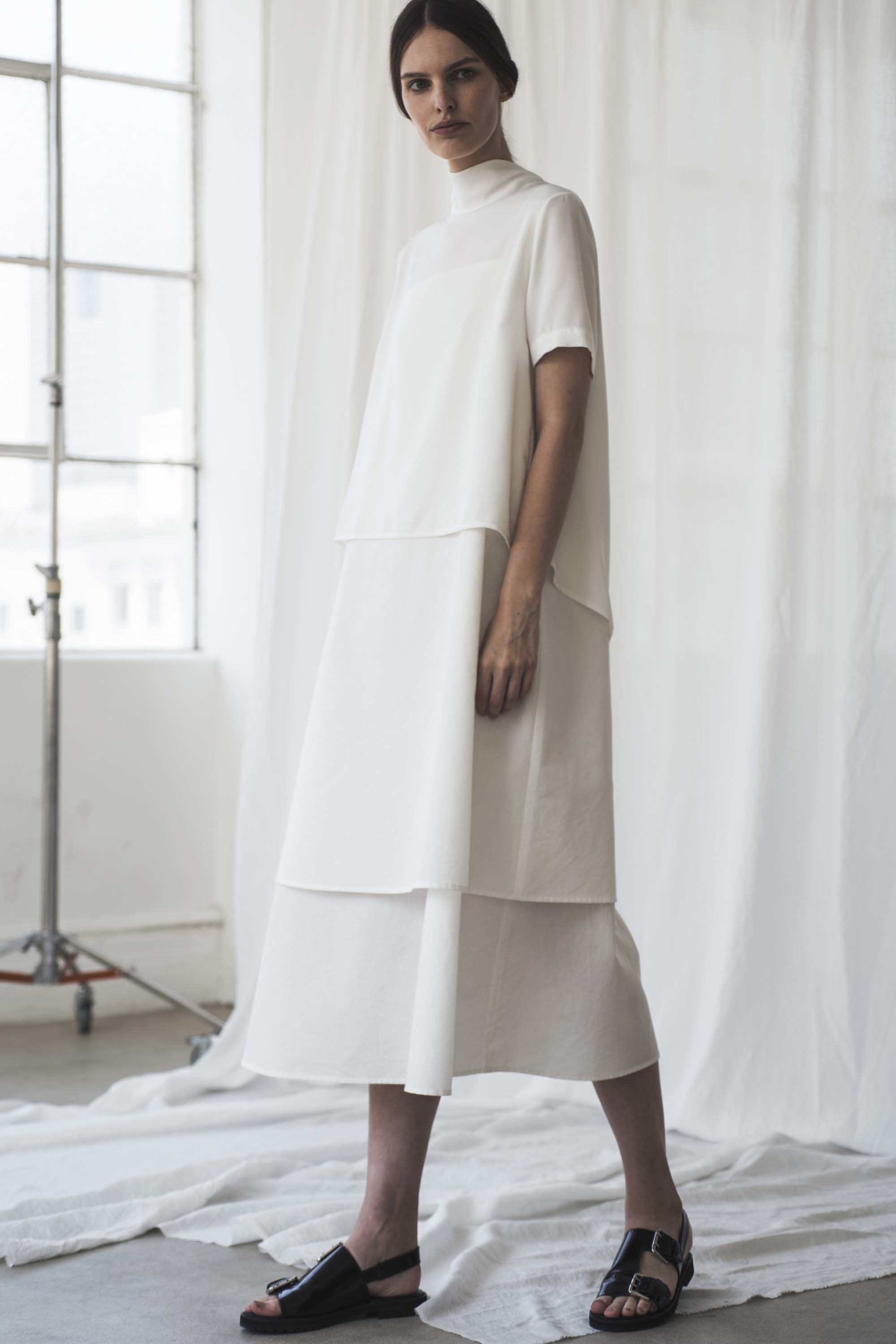 Shaina Mote | white airy summer dress