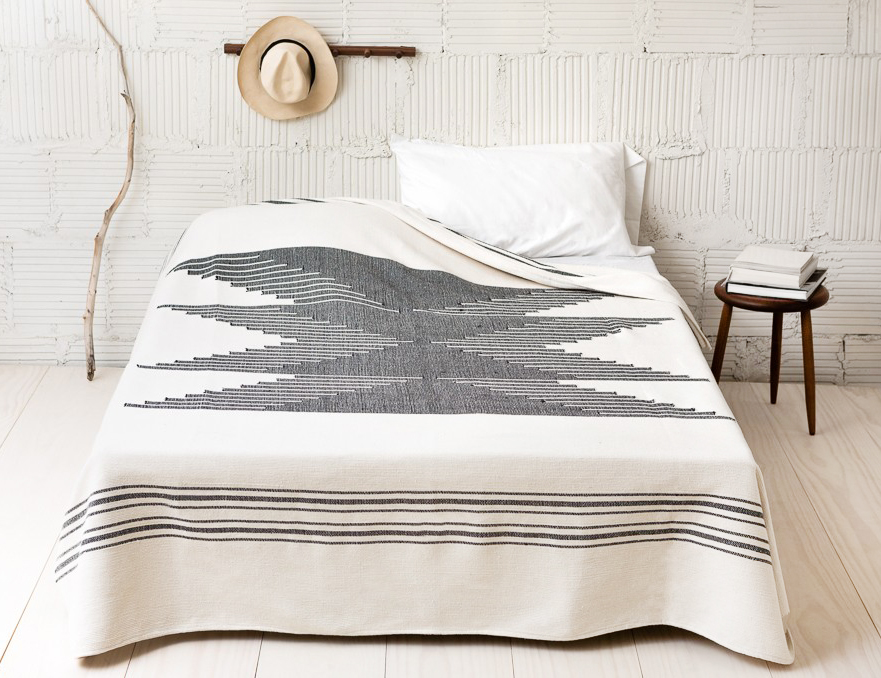 Woven cotton blanket handmade in Brazil | Joinery NYC