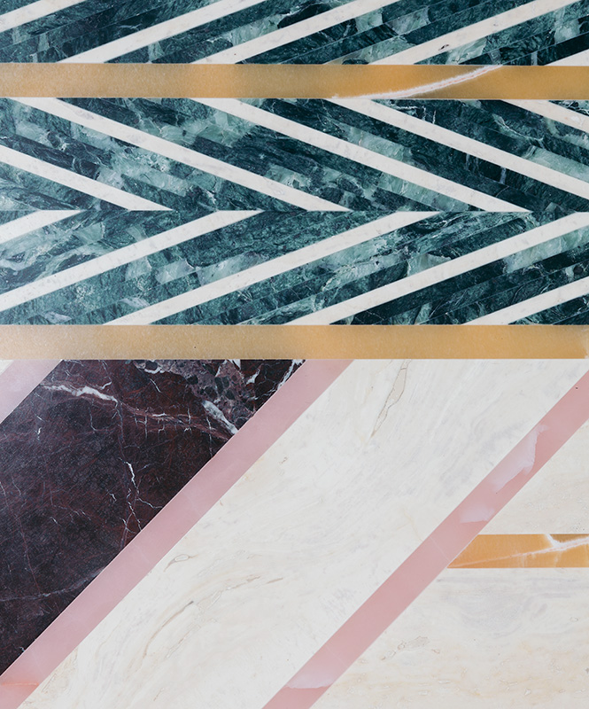 Cristina Celestino | marble pattern coffee tables